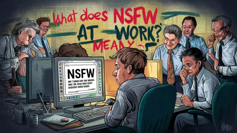 What Does NSFW at Work Really Mean?