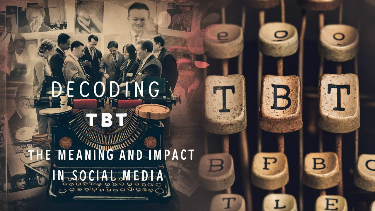 Decoding TBT: The Meaning and Impact in Social Media