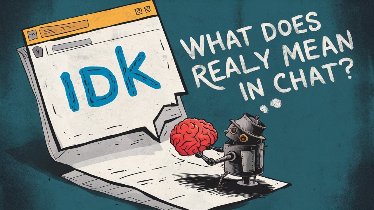 What Does IDK Really Mean in Chat?