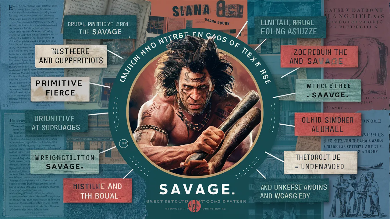 Understanding the Various Meanings of Savage in Text