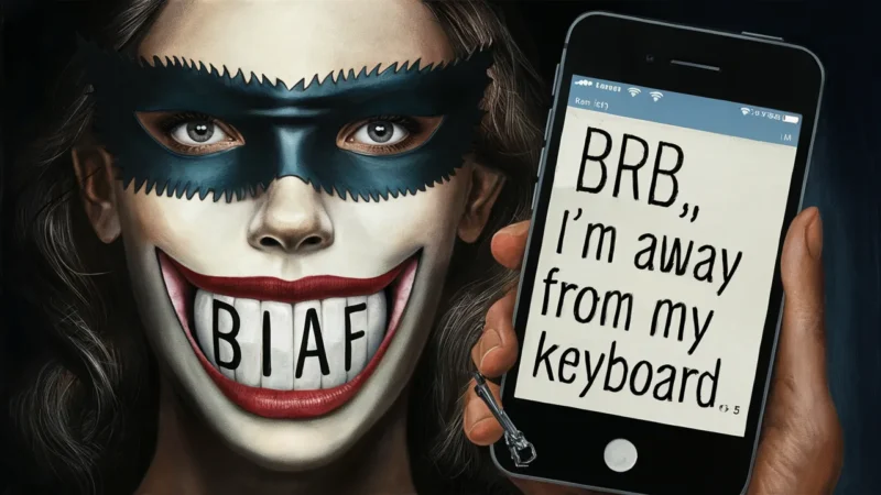 The Enigma of BIAF: Text Messaging Abbreviation
