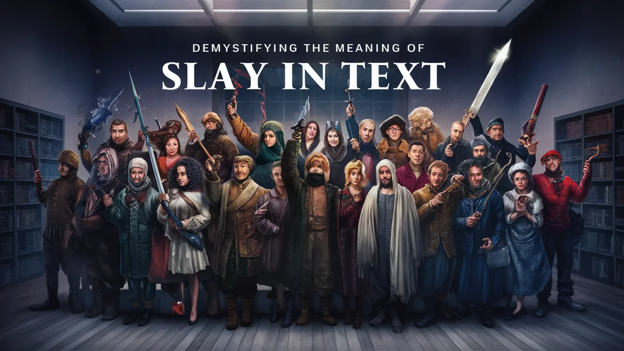 Demystifying the Meaning of Slay in Text