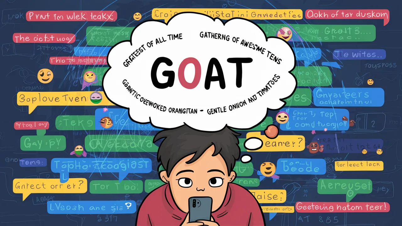 Understanding the Meaning of GOAT in Text Messages